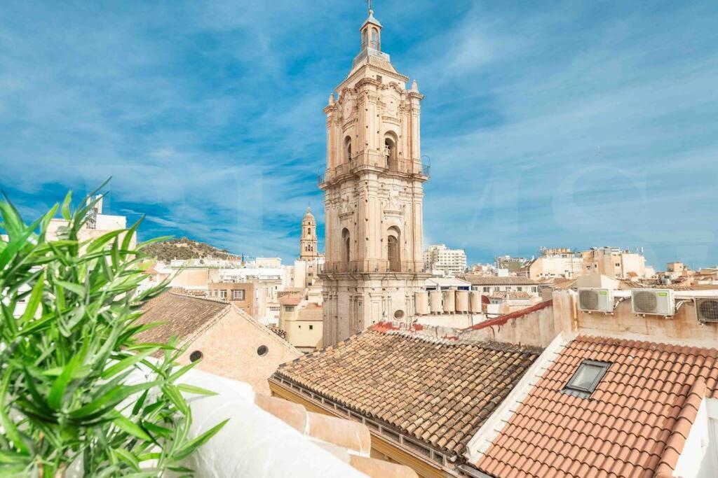 דירות מאלגה Private Terrace, Barbecue & Cathedral View By Rems מראה חיצוני תמונה